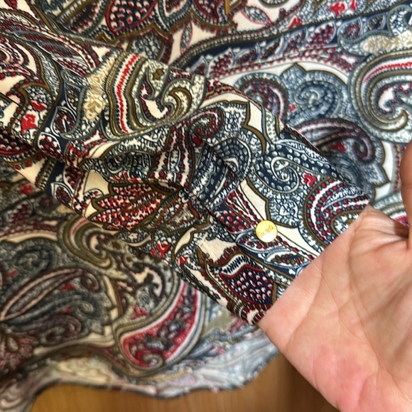 BCBGMAXAZRIA paisley print tunic size large new - Picture 6 of 6